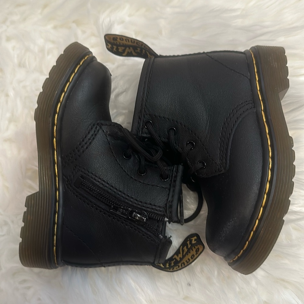 Dr. Martens Black Kids Boots